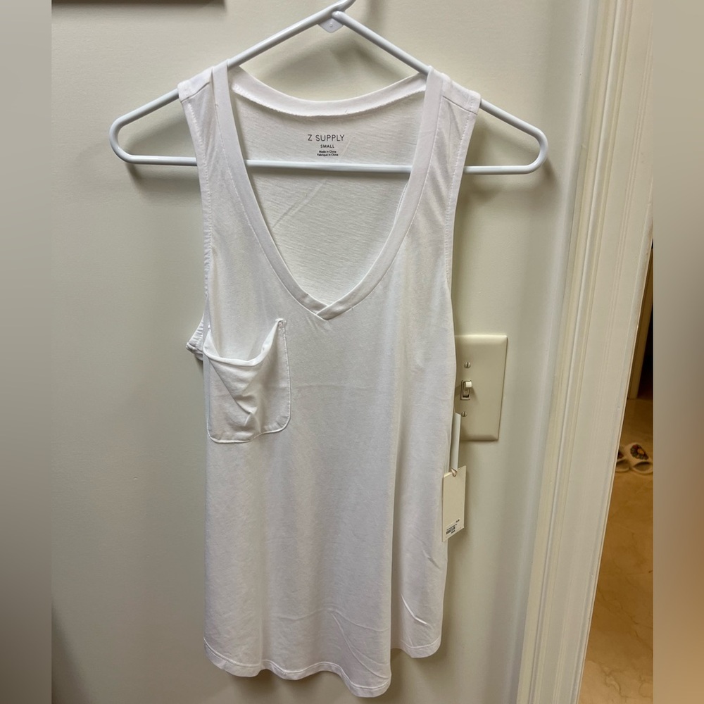 White ZSupply Tank Top